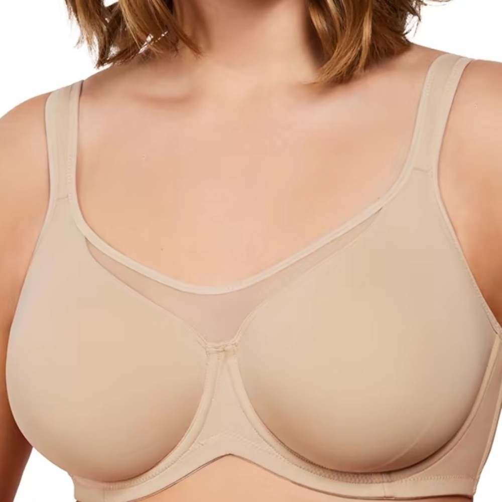 NEW! Light Beige Full Coverage Minimizer Bra